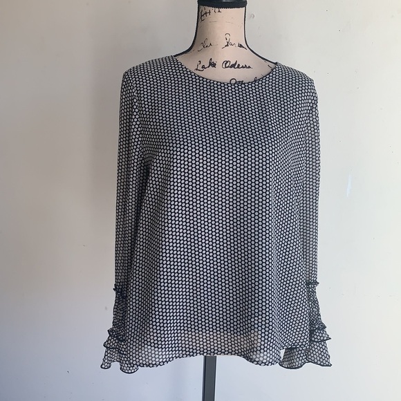 Nanette Lepore Polka Dot Blouse - Picture 3 of 12